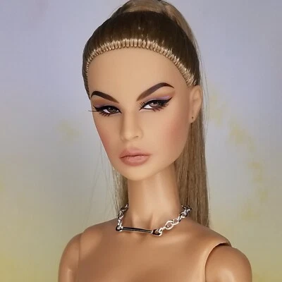 Серебряный слиток панк ожерелье подходит целостность игрушки мак моды Royalty куклы Барби - Изображение 1 из 3