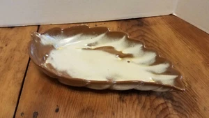 Vintage Frankoma Art Pottery #226 Large Leaf Centerpiece Bowl Tray Planter - Picture 1 of 5