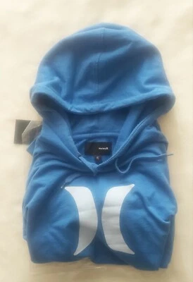 New Hurley Dri-Fit Polar, sudadera con Capucha bolsillos laterales, azul, algodó - Imagen 1 de 4