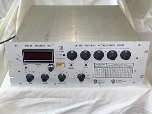 Linear Research Inc. LR-400 Four-Wire AC Resistance Bridge - Picture 1 of 22