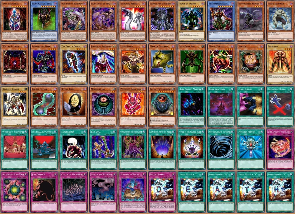 Yu-Gi-Oh Complete Yami Bakura Deck Dark Necrofear Destiny Board FINAL Evil - Image 1 of 1