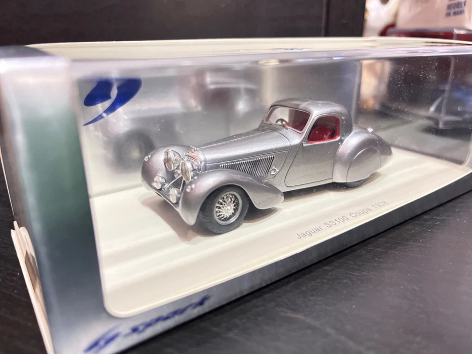 1/43 JAGUAR SS100 COUPE 1938 SPARK S2125 EXTREMELY RARE - Immagine 1 di 1