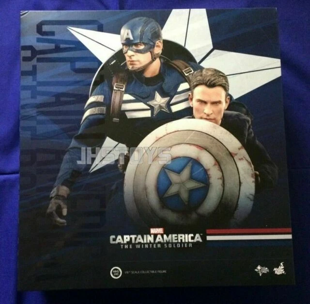 Hot Toys MMS243 1/6 Captain America & Steve Rogers Collectible Figure Set