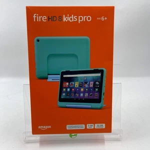 New WiFi Only Amazon Fire HD 8 Kids Pro 32GB Black B0D1DMSV9G - Picture 1 of 3