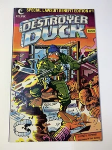 Destroyer Duck #1 (Eclipse Comics February 1982) - 1st Appearance of Groo! NICE! - Picture 1 of 24