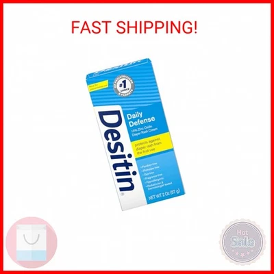 Desitin Daily Defense Baby Diaper Rash Cream with 13% Zinc Oxide Barrier Cream t - Image 1 of 2