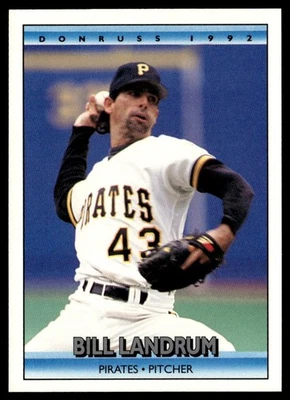 1992 Donruss Bill Landrum #221 - Image 1 of 2