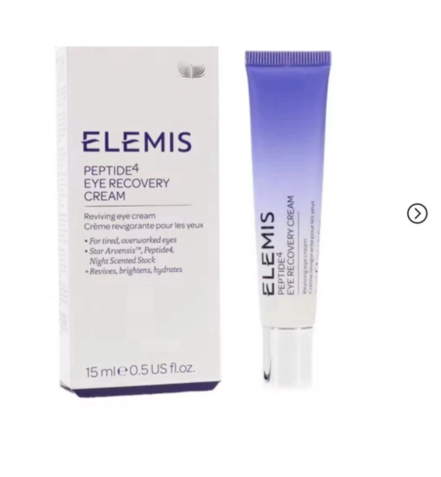 ELEMIS Peptide4 Crema Recuperadora de Ojos Crema de Ojos Reviving 0.5 fl oz/15ml Nueva en Caja  Foto 1 de 4