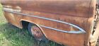 1960 1961 Chevrolet C10 C20 Apache Long Bed Side Stainless Trim Moldings Chrome