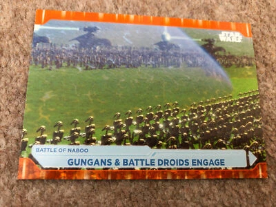 Star Wars Battle Plans: Orange Parallel Base Card 6 (21/50) - Image 1 of 2