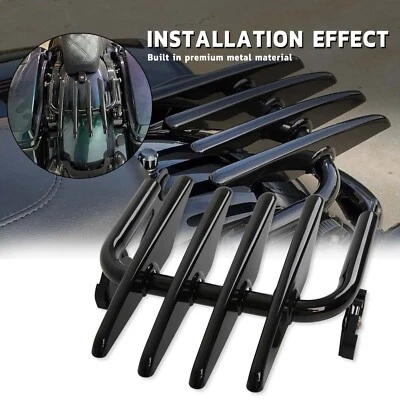 Stealth Luggage Rack For Harley Davidson Electra Street Glide Road King 2009-24 - Imagem 1 de 4