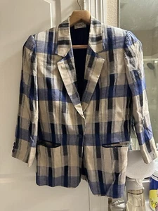 vintage christian dior blazer size 4 - Picture 1 of 6