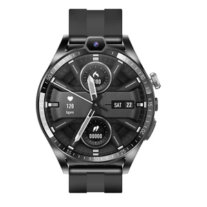 2024 Android 128GB Cell Phone Smart Watch 4G Call 1.43" Screen Dual Camera IP67 - Picture 1 of 6