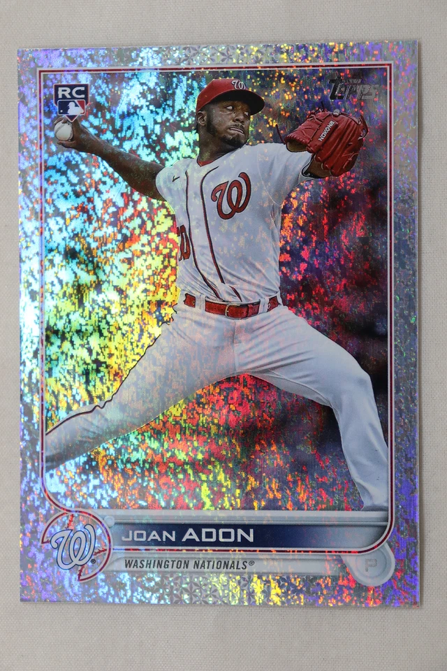 Joan Adon - Washington Nationals - 2022 Topps Factory Set Foilboard Card #/390 - Image 1 of 1