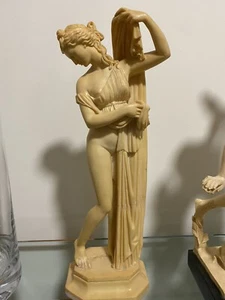 Antique Carrara Italian Marble Nude Sculpture Circa 1967 - Picture 1 of 5