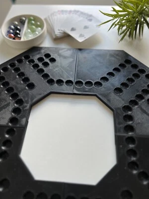 Jackaro Board game + Marbles + Playing Cards Jackaroo Jakaro جاكارو aggravation - Image 1 of 3