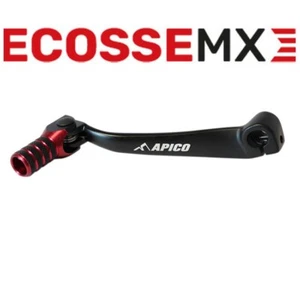 HONDA CRF150R GEAR LEVER PEDAL 2007-2025 APICO GPF160 BLACK/RED ELITE - Picture 1 of 8