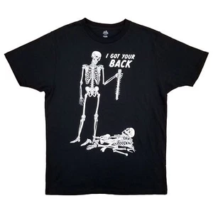 Celebrate Mens Black I Got Your Back Graphic Tee Halloween T-Shirt - Picture 1 of 2