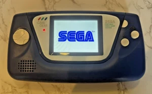 SEGA Game Gear Handheld Blue with White RetroSix Ceramic Recap IPS V3.1 Re-Shell - Picture 1 of 1