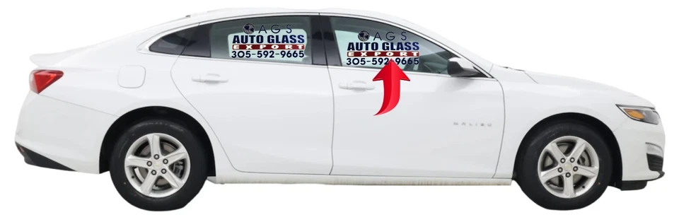 2016-2024 CHEVROLET MALIBU 4D SEDAN Door FRONT RIGHT GLASS Laminated DD12640GTY - Imagem 1 de 1