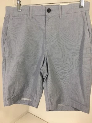 PENGUIN BY MUNSINGWEAR MEN'S CHINO MICRO STRIPE SHORTS CRYSTAL BLUE SZ 29 - Image 1 of 4