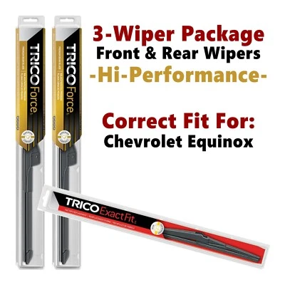 Wipers 3-pk Hi-Performance fits 2010-17 Chevrolet Equinox - 25240/170/13N - Изображение 1 из 4