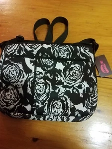 NuPouch Sleeve for iPad, Samsung, Fire, PC Tablets - Black and White Roses - Picture 1 of 3
