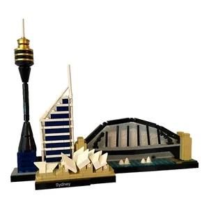 Wandhalterung für Lego® Architecture Sydney 21032 3D-Druck Präsentation Wand - Picture 1 of 7