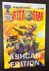 RIOT GEAR #1 Ashcan Edition (Triumphant Comics 1992) -- VF/NM - Picture 1 of 2
