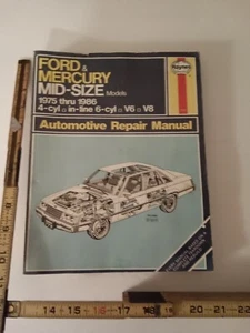 Vintage Haynes Ford Mercury Mid-Size 1975-1986 Manual - Bild 1 von 8