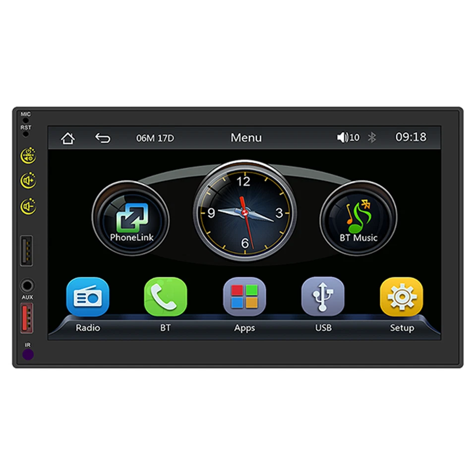 7in 2 DIN Car Stereo Radio MP5 Player Touch Screen W/Apple Carplay Android Auto Foto 1 de 4
