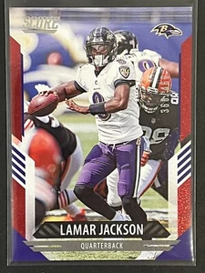2021 Panini Score Lamar Jackson /460 Red Dots Baltimore Ravens #87 ππ₯ - Picture 1 of 2