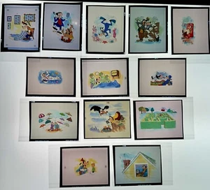 13 GOOFY Vintage 1980s Disney Printing Animation Film Cel Transparency Lot #2 - Picture 1 of 8