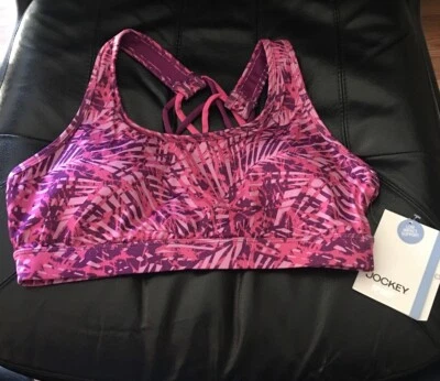 Jockey Women’s Sports Bra ~ Low Impact Support~Red & Violet~ Size Large~NEW - Image 1 of 4