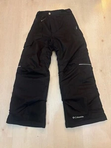 Columbia Kids Snow Pants Omni-Heat Bugaboo OUTGROWN Size S 8 Black Insulated NEW - Picture 1 of 17