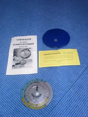 Rechenscheibe  CONTROLLER MOD. 75 R  mit Anleitung - Bild 1 von 3