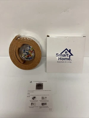 Smart Home Essentials for Living Cut To Size Cork Board Tape 4 Ft. Roll W/50 Pin - Image 1 of 4