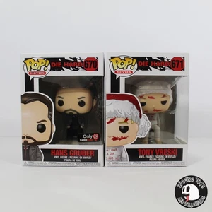 Funko Pop! Movies Die Hard Hans Gruber & Tony Vreski #670, 671 - GS Exclusive - Picture 1 of 11