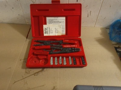 Juego de 2 alicates de anillo de retención Blue-Point PR50A punta reemplazable de alta resistencia PR-50 Foto 1 de 2