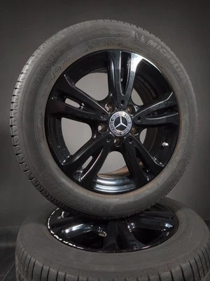 4  Sommerräder 205 55 R16 Mercedes A B CLA Klasse W176 W246 C117 16" Alufelgen - Bild 1 von 4