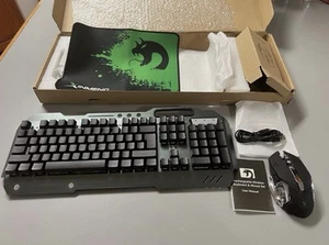Xinmeng Mamba Snake K680-Pro Wireless Keyboard Mouse And Mouse Pad - Picture 1 of 7