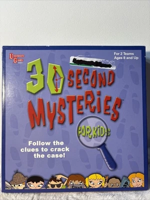 30 Second Mysteries For Kids Game by University Games Educational Speech Therapy - Image 1 of 4