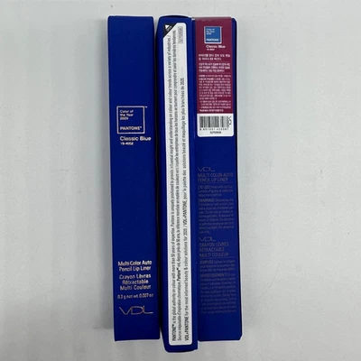 VDL Pantone Multi-Color Auto Pencil Lip Liner 03 BURGUNDY - FULL SIZE x 3 PACK - Imagem 1 de 4