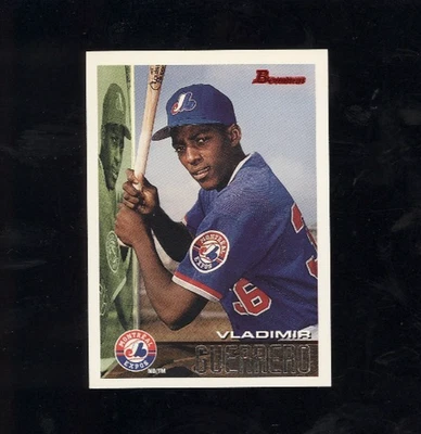 Bowman #90 1995 Vladimir Guerrero radiocontrol Montreal Expos Salón de la fama novato casi nuevo/como nuevo Foto 1 de 2