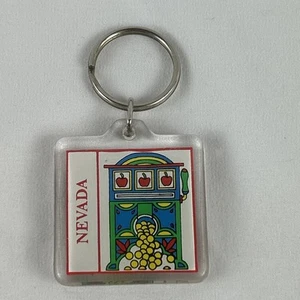 Nevada Spielautomat Schlüsselanhänger Quadrat Acryl - Bild 1 von 2