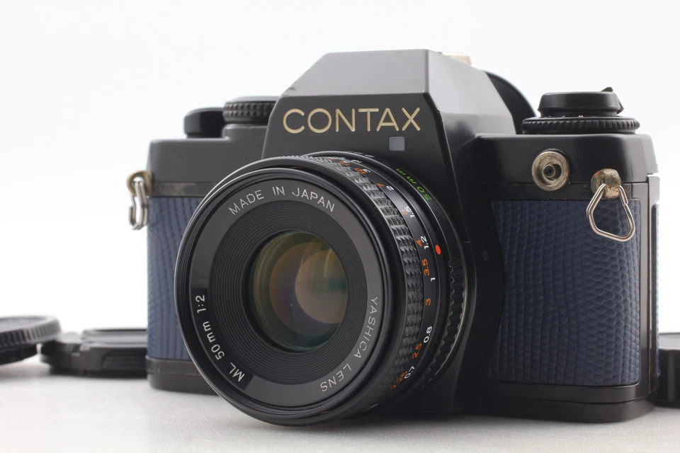 Read ! [N MINT] Contax 139 Quartz SLR Film Camera Yashica ML 50mm f2 From JAPAN - Image 1 of 4