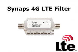 4G LTE Signal Filter / Blocker 5-790MHz F Type Saorview / Freeview - Imagen 1 de 1