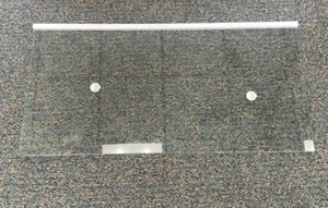 GE Refrigerator Freezer Shelf, glass, WR71X31102, WR71X40770, from GTS22KGNDRWW - Picture 1 of 2