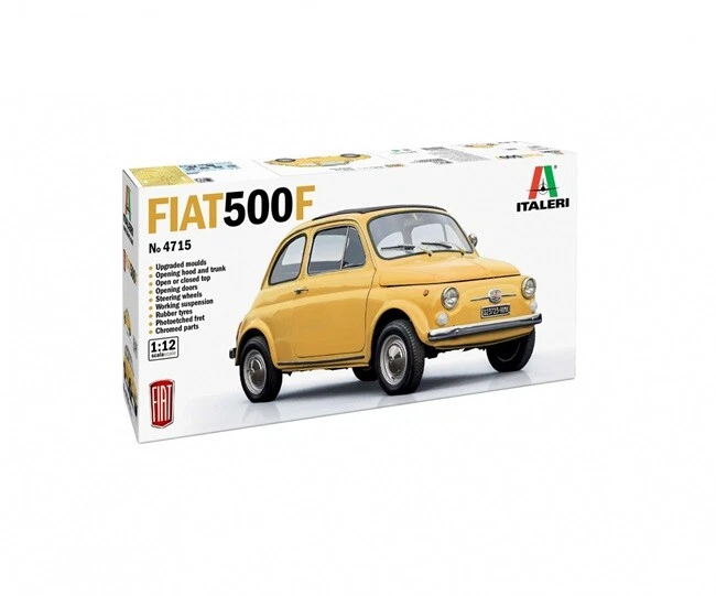 Italeri 4715 - 1:12 Fiat 500 Upgraded Edizione - Nuovo - Immagine 1 di 1