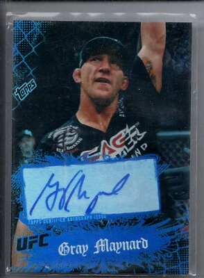 2010 Topps UFC Main Event Gray Maynard Auto Autograph #27  - Image 1 of 2